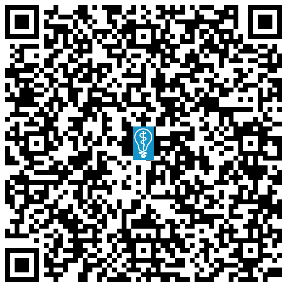 QR code image to open directions to Aventura Dental Center in Aventura, FL on mobile